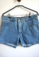 VINTAGE DENIM RED SUMMER SHORTS HIGH WAIST JEAN