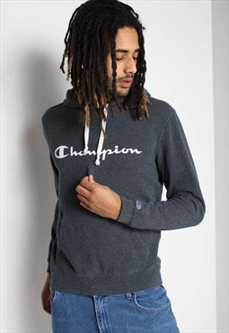 Vintage Champion Hoodie Grey