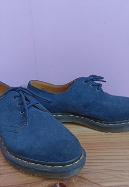 New Vintage blue suede Doctor Martens shoes 