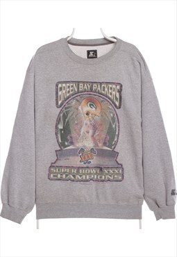Vintage 90's Starter Sweatshirt 1997 Green Bay Packers Super