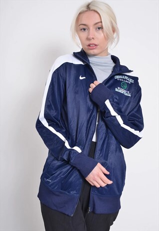 VINTAGE NIKE TRACK JACKET BLUE