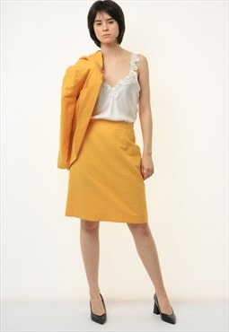 Long Sleeve Blazer Jacket and High Waist Pencil Skirt 2875