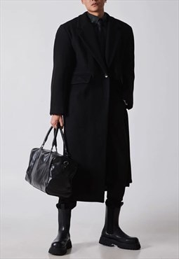 Men's luxury woolen long coat AW VOL.3