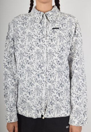 RARE VINTAGE VALENTINO JEANS JACKET ART NOUVEAU PRINT (989)