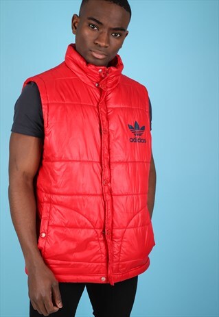 VINTAGE ADIDAS GILET JACKET NJ442