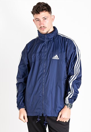 VINTAGE 80S ADIDAS RAINCOAT JACKET / S0731