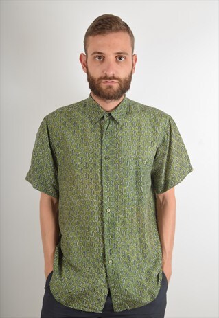 VINTAGE SILK FESTIVAL SHIRT (1306)