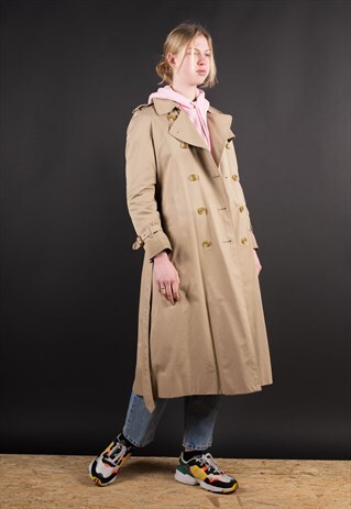 CLASSIC BURBERRY'S TRENCH COAT WITH ICONIC NOVA CHECK LINING