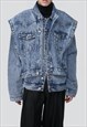 Men's Two piece layered denim jacket AW2023 VOL.2
