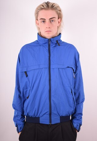 PATAGONIA MENS VINTAGE JACKET MEDIUM BLUE 90S