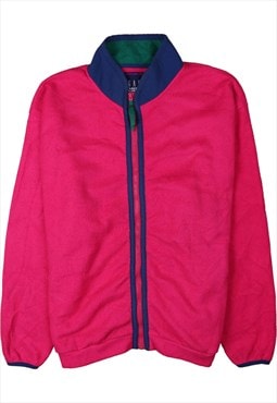 Vintage 90's Gap Fleece Jumper Full Zip Up Pink XLarge