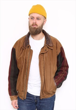 VINTAGE WOOL & COTTON AZTEC WOODSMAN JACKET
