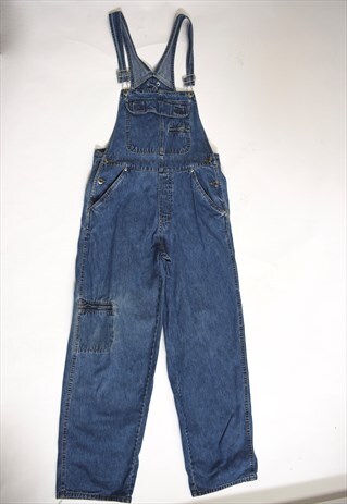 VINTAGE 90S ORIGINAL THREADS BLUE DENIM DUNGAREES