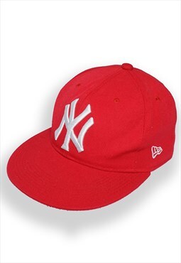 New Era MLB New York Yankees Red Snapback Cap