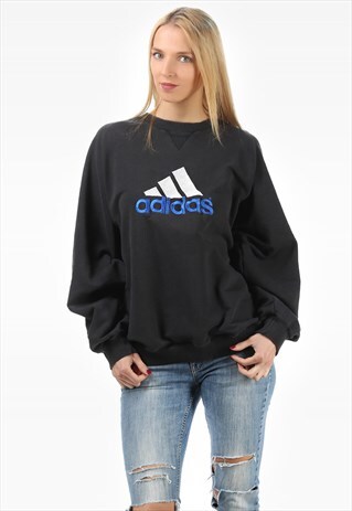ADIDAS 3 STRIPE SWEATSHIRT SPELL OUT