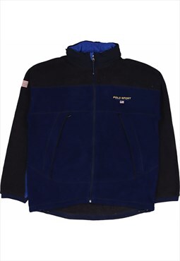 Ralph Lauren polo 90's Polo Sport Zip Up Fleece Large Blue