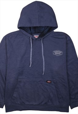 Vintage 90's Dickies Hoodie Pullover Blue XXLarge (2XL)