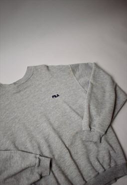 Vintage 90s Fila Grey Sweatshirt