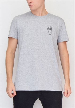 GREY FRESH AS F-CK T-SHIRT