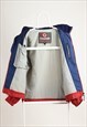 VINTAGE GOLDWIN PADDED LOGO JACKET RED WHITE