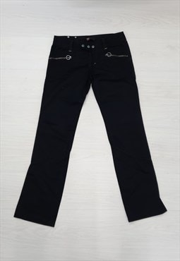 Y2K Vintage Diesel Jeans Black Casual High Waist