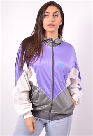 VINTAGE ASICS TRACKSUIT TOP JACKET MULTI