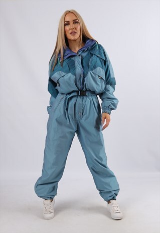 VINTAGE K2 FULL SKI SUIT SPORTS TALL LENGTH UK 14 L (Y3N)