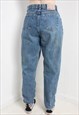 VINTAGE 90'S STONE WASH HIGH WAISTED MOM JEANS BLUE W29