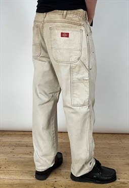 Vintage Carhartt Carpenter Pants Men's Cream