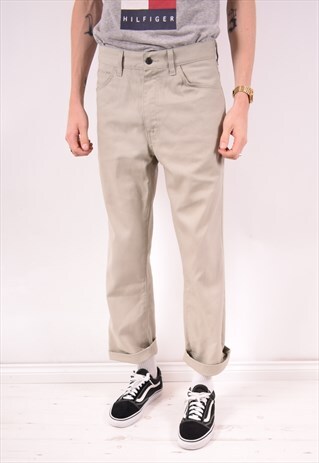LEVI'S MENS VINTAGE TROUSERS W32 L28 GREY 90S