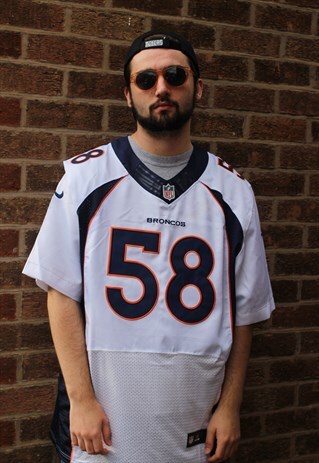 VINTAGE NIKE DENVER BRONCOS NFL AMERICAN FOOTBALL JERSEY