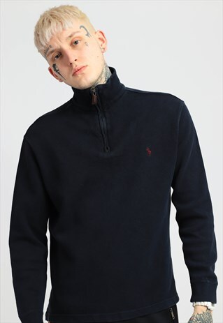 VINTAGE POLO RALPH LAUREN 1/4 ZIP SWEATSHIRT