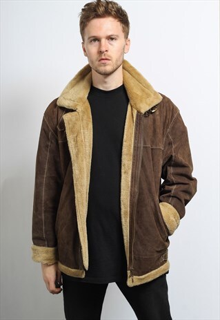 VINTAGE SUEDE AVIATOR JACKET