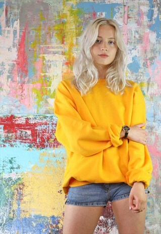 SWEATSHIRT IN SUNSHINE GOLD