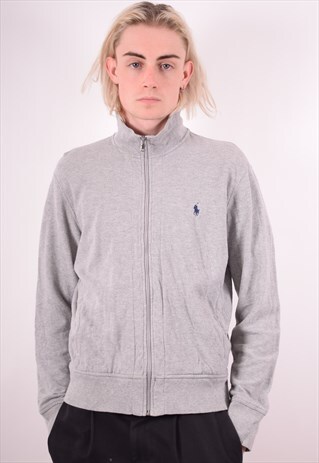 POLO RALPH LAUREN MENS VINTAGE TRACKSUIT JACKET MEDIUM 90S