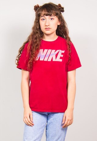 NIKE VINTAGE 90'S RED T-SHIRT