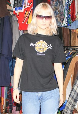 Vintage 90s classic logo t-shirt in black