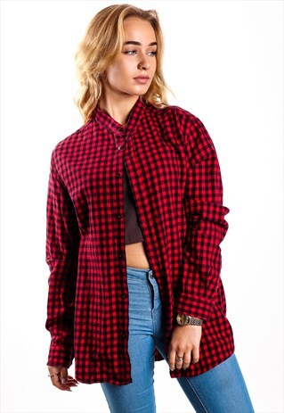 VINTAGE CHECKERED SHIRT S644