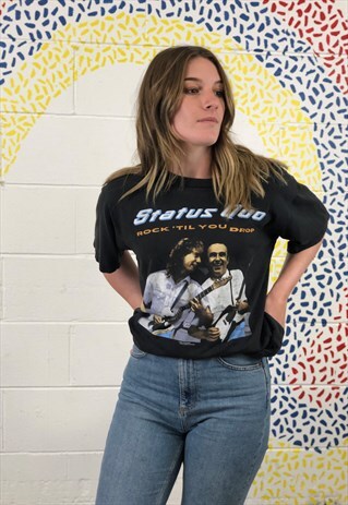 VINTAGE 90S STATUS QUO T SHIRT