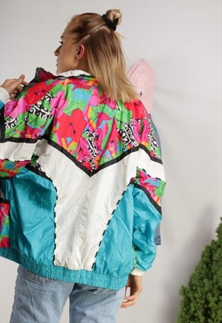 VINTAGE PATTERNED BOMBER JACKET X299