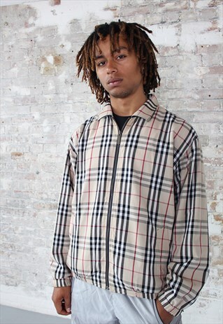 VINTAGE BURBERRY REVERSIBLE NOVA CHECK JACKET