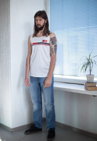 VINTAGE 90'S WHITE VEST