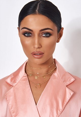 NOUR GOLD MULTI LAYER NECKLACE