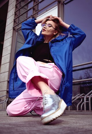 INDIGO BLUE PARKA COAT