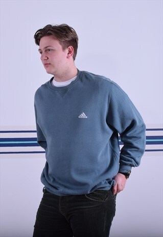 DUSTY TEAL ADIDAS SWEATSHIRT