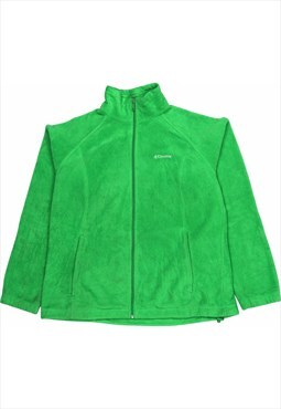 Colombia 90's Spellout Zip Up Fleece XLarge Green