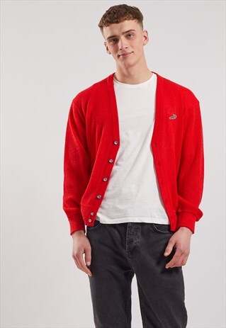 VINTAGE LACOSTE KNITTED CARDIGAN