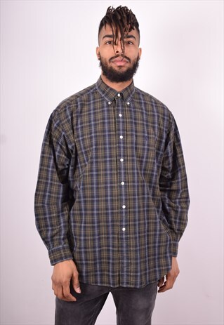 RALPH LAUREN MENS VINTAGE SHIRT LARGE MULTI 90'S