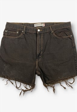 Vintage Levi's 505 Cut Off Denim Shorts Brown W40 BV20267