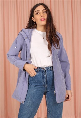 VINTAGE 80S COAT IN LILAC